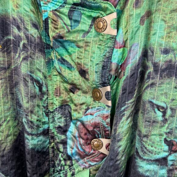 Vintage Skila Retro 80's Ski Suit Snowsuit One Piece Lion Motif Womens Size 6 - Picture 6 of 15